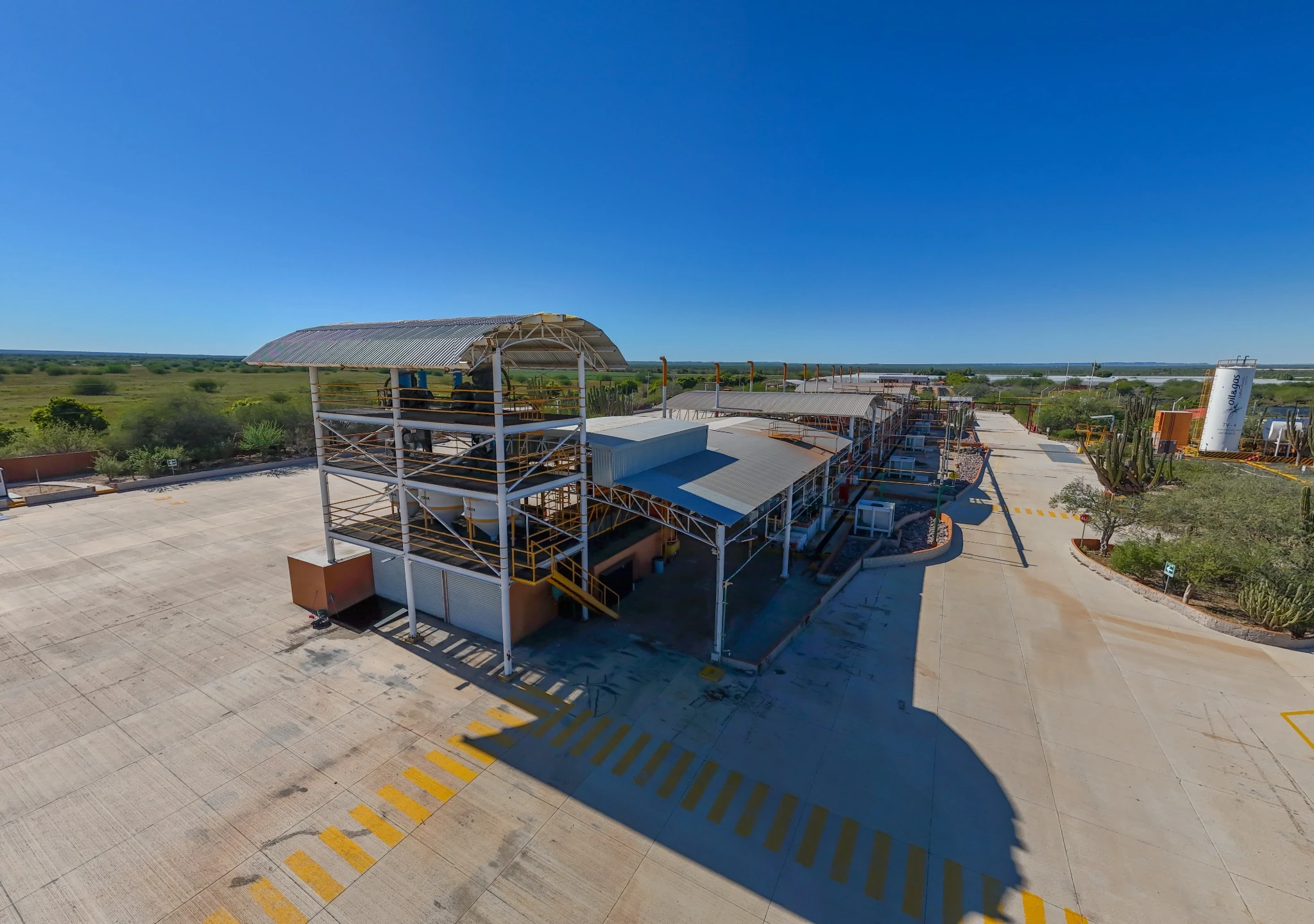 Carbon Black industrial plant aerial view 15